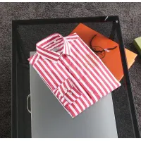 $40.00 USD Hermes Shirts Long Sleeved For Men #1402041