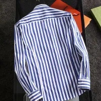 $40.00 USD Hermes Shirts Long Sleeved For Men #1402042