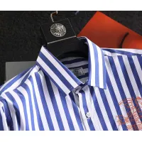 $40.00 USD Hermes Shirts Long Sleeved For Men #1402042
