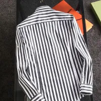 $40.00 USD Hermes Shirts Long Sleeved For Men #1402043