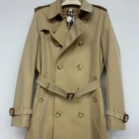 $205.00 USD Burberry Trench Coat Long Sleeved For Men #1403322