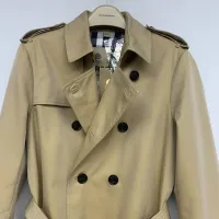 $205.00 USD Burberry Trench Coat Long Sleeved For Men #1403339