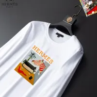 $34.00 USD Hermes T-Shirts Long Sleeved For Unisex #1403365