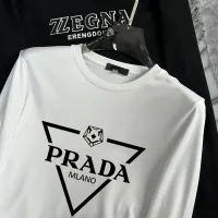 $34.00 USD Prada T-Shirts Long Sleeved For Unisex #1403499