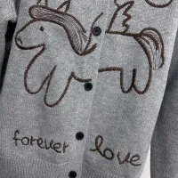 $72.00 USD Moschino Sweaters Long Sleeved For Women #1406305