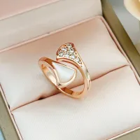 $25.00 USD Bvlgari Rings In Rose Gold For Women #1406797