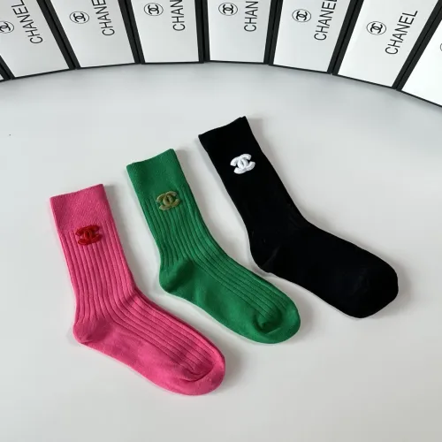 Replica Chanel Socks #1407329 $32.00 USD for Wholesale