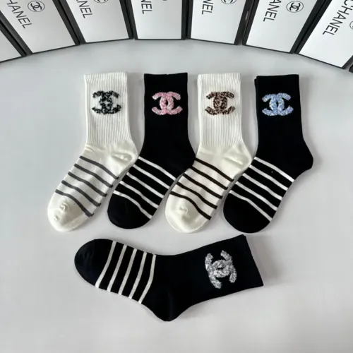 Replica Chanel Socks #1407333 $29.00 USD for Wholesale