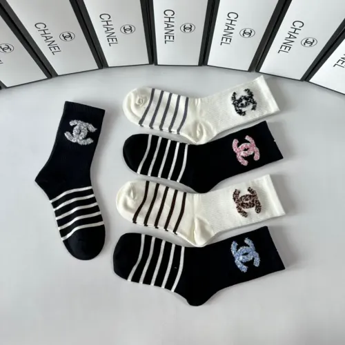 Replica Chanel Socks #1407333 $29.00 USD for Wholesale
