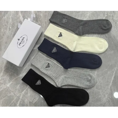 Replica Prada Socks #1407352 $29.00 USD for Wholesale