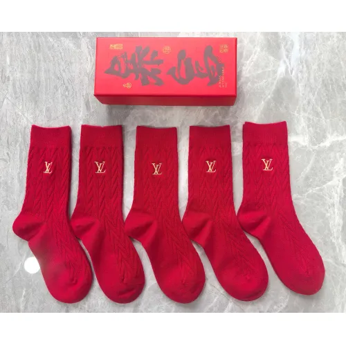 Louis Vuitton LV Socks #1407354 $29.00 USD, Wholesale Replica Louis Vuitton LV Socks