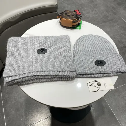 Gucci Hat and Scarf Set #1407384 $64.00 USD, Wholesale Replica Gucci Hat and Scarf and Glove Set