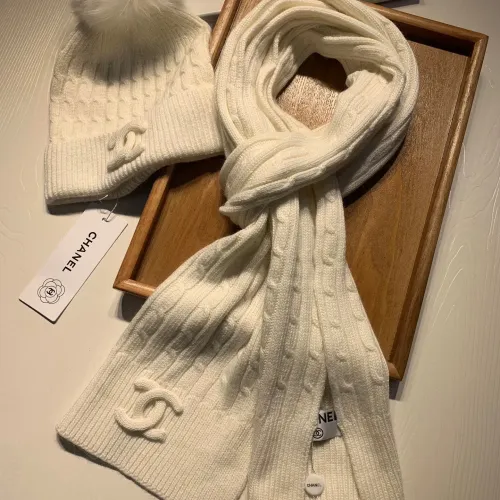 Replica Chanel Hat and Scarf Set #1407442 $68.00 USD for Wholesale