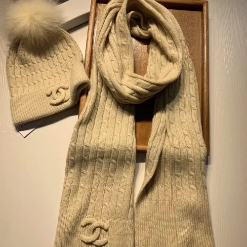 Replica Chanel Hat and Scarf Set #1407443 $68.00 USD for Wholesale