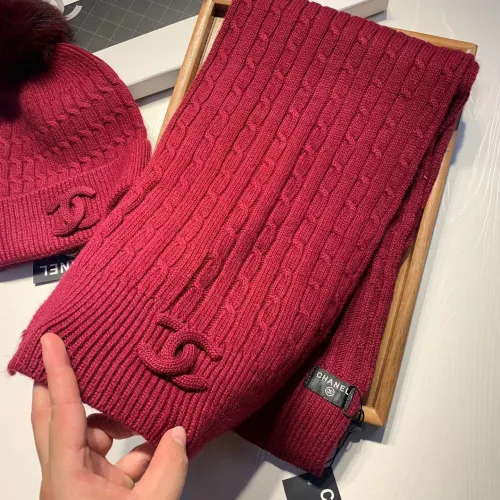 Replica Chanel Hat and Scarf Set #1407445 $68.00 USD for Wholesale