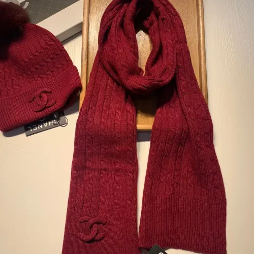 Replica Chanel Hat and Scarf Set #1407445 $68.00 USD for Wholesale