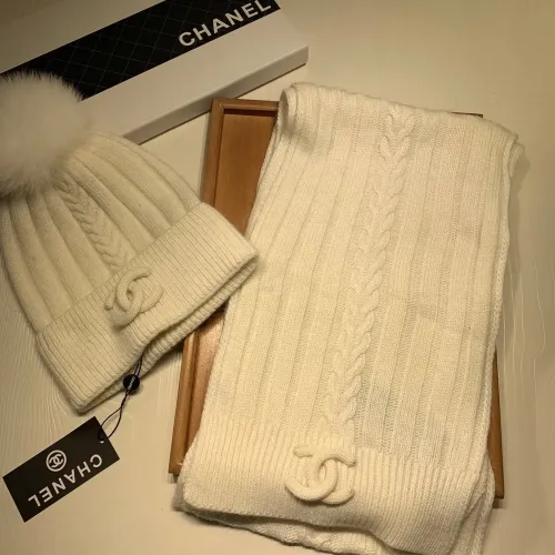 Replica Chanel Hat and Scarf Set #1407453 $64.00 USD for Wholesale