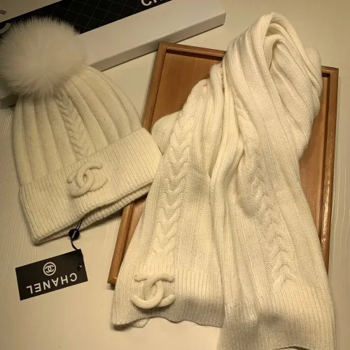 Replica Chanel Hat and Scarf Set #1407453 $64.00 USD for Wholesale