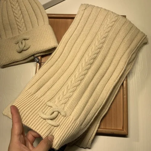 Replica Chanel Hat and Scarf Set #1407456 $64.00 USD for Wholesale