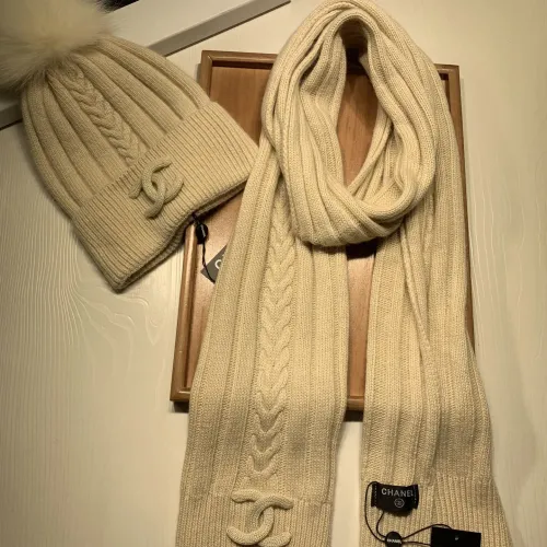 Replica Chanel Hat and Scarf Set #1407456 $64.00 USD for Wholesale