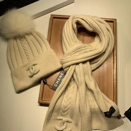 Replica Chanel Hat and Scarf Set #1407456 $64.00 USD for Wholesale