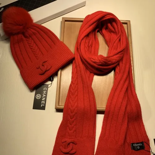 Replica Chanel Hat and Scarf Set #1407457 $64.00 USD for Wholesale