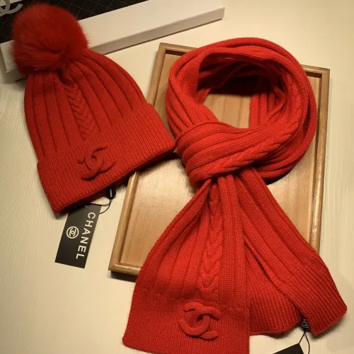 Replica Chanel Hat and Scarf Set #1407457 $64.00 USD for Wholesale