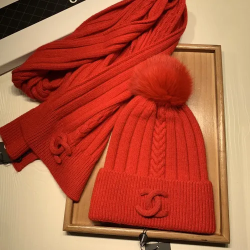 Replica Chanel Hat and Scarf Set #1407457 $64.00 USD for Wholesale