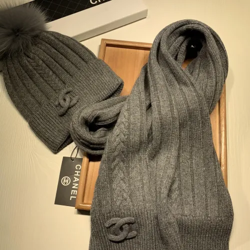 Replica Chanel Hat and Scarf Set #1407458 $64.00 USD for Wholesale