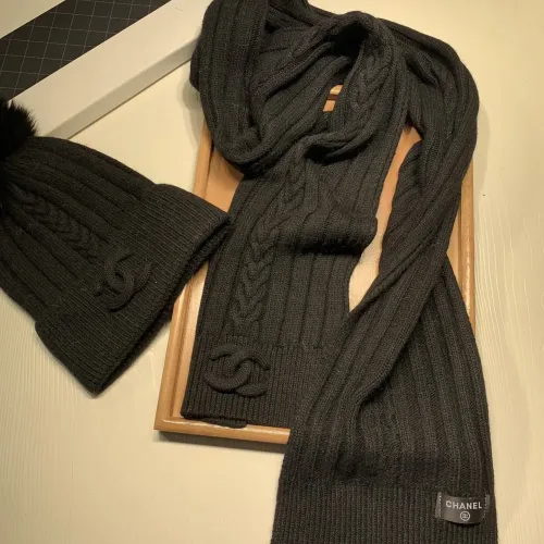 Replica Chanel Hat and Scarf Set #1407461 $64.00 USD for Wholesale