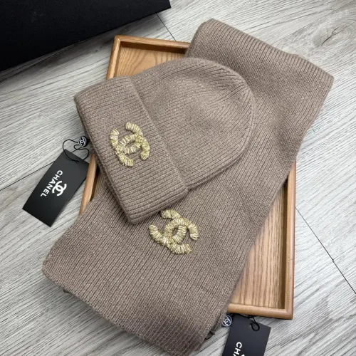 Chanel Hat and Scarf Set #1407469 $52.00 USD, Wholesale Replica Chanel Hat and Scarf and Glove Set