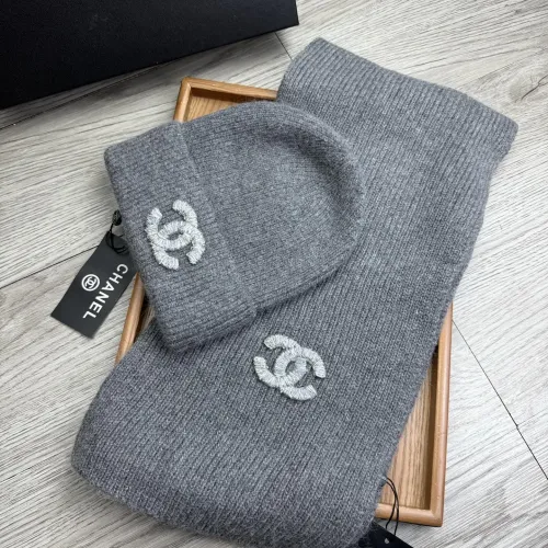 Chanel Hat and Scarf Set #1407470 $52.00 USD, Wholesale Replica Chanel Hat and Scarf and Glove Set