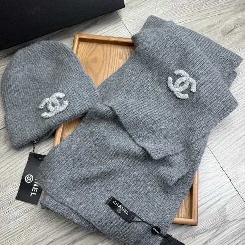 Replica Chanel Hat and Scarf Set #1407470 $52.00 USD for Wholesale