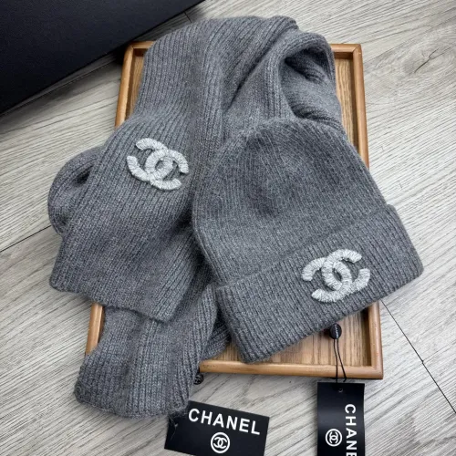 Replica Chanel Hat and Scarf Set #1407470 $52.00 USD for Wholesale