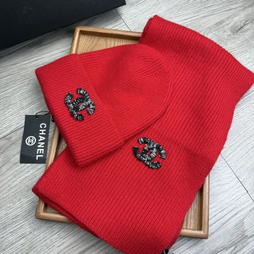 Chanel Hat and Scarf Set #1407471 $52.00 USD, Wholesale Replica Chanel Hat and Scarf and Glove Set