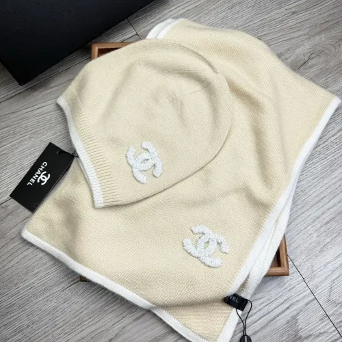Chanel Hat and Scarf Set #1407477 $52.00 USD, Wholesale Replica Chanel Hat and Scarf and Glove Set