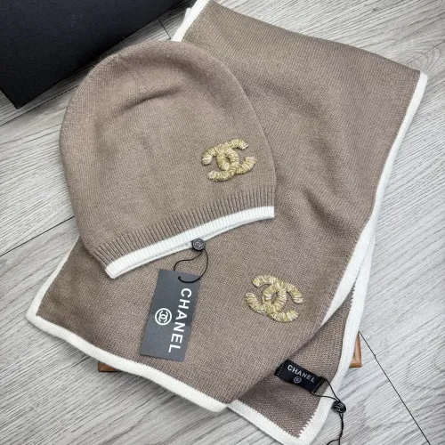 Chanel Hat and Scarf Set #1407479 $52.00 USD, Wholesale Replica Chanel Hat and Scarf and Glove Set