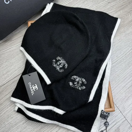 Chanel Hat and Scarf Set #1407484 $52.00 USD, Wholesale Replica Chanel Hat and Scarf and Glove Set