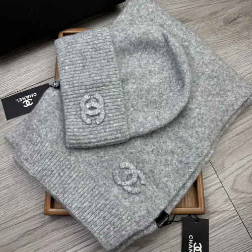 Chanel Hat and Scarf Set #1407487 $52.00 USD, Wholesale Replica Chanel Hat and Scarf and Glove Set