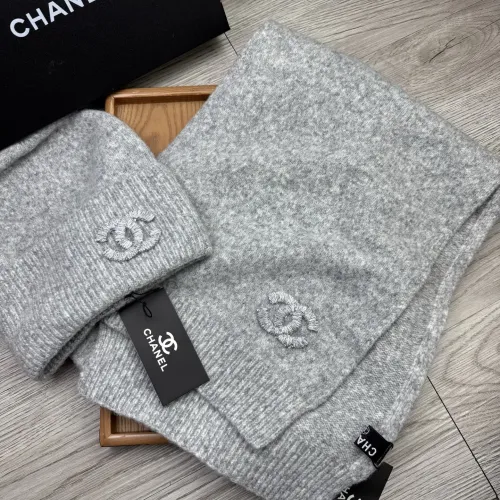 Replica Chanel Hat and Scarf Set #1407487 $52.00 USD for Wholesale