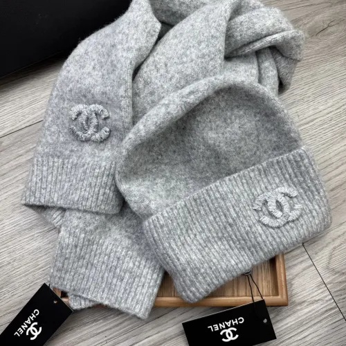 Replica Chanel Hat and Scarf Set #1407487 $52.00 USD for Wholesale