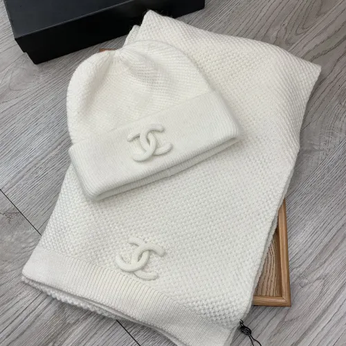 Chanel Hat and Scarf Set #1407490 $52.00 USD, Wholesale Replica Chanel Hat and Scarf and Glove Set