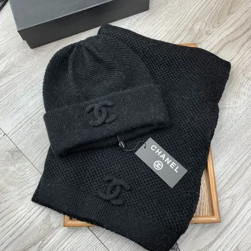Chanel Hat and Scarf Set #1407493 $52.00 USD, Wholesale Replica Chanel Hat and Scarf and Glove Set