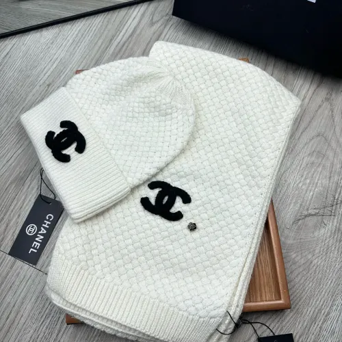 Chanel Hat and Scarf Set #1407494 $52.00 USD, Wholesale Replica Chanel Hat and Scarf and Glove Set
