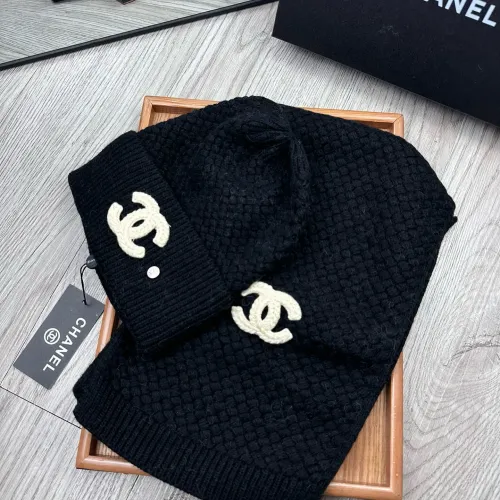 Chanel Hat and Scarf Set #1407498 $52.00 USD, Wholesale Replica Chanel Hat and Scarf and Glove Set