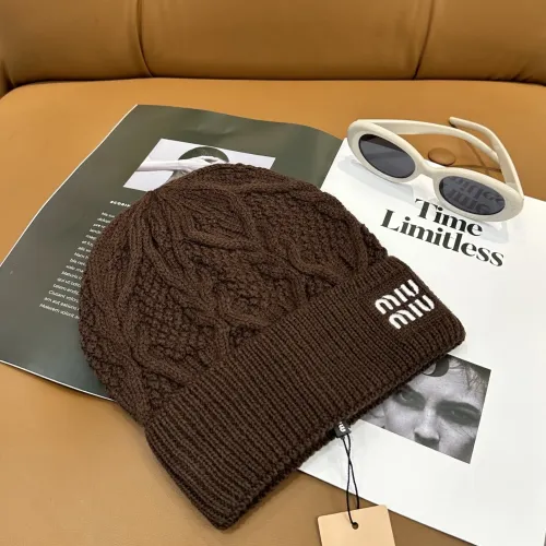 Replica MIU MIU Hat and Scarf Set #1407500 $64.00 USD for Wholesale