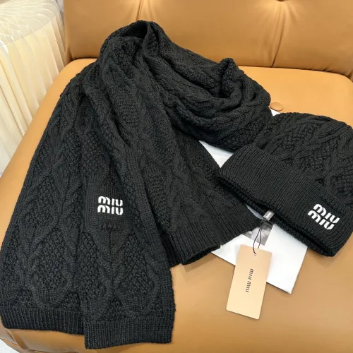 Replica MIU MIU Hat and Scarf Set #1407502 $64.00 USD for Wholesale