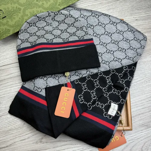 Gucci Hat and Scarf Set #1407505 $52.00 USD, Wholesale Replica Gucci Hat and Scarf and Glove Set