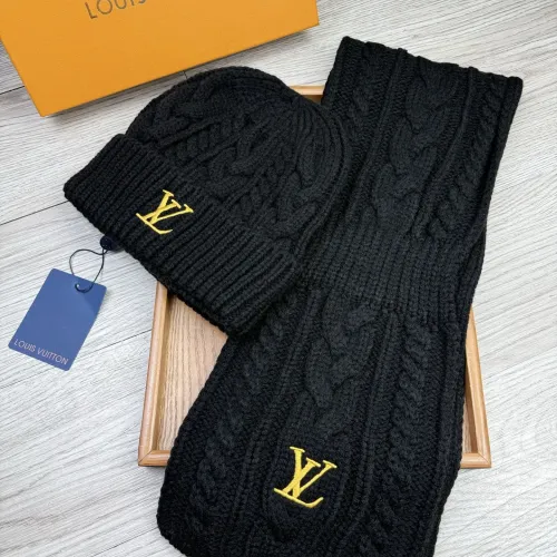 Louis Vuitton LV Hat and Scarf Set #1407584 $52.00 USD, Wholesale Replica Louis Vuitton LV Hat and Scarf and Glove Set