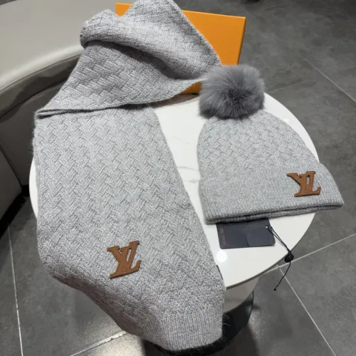 Replica Louis Vuitton LV Hat and Scarf Set #1407587 $68.00 USD for Wholesale